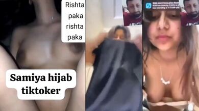Pakistani tiktoker samiya hijab viral sex footage