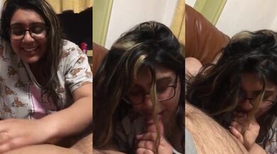 Chubby NRI Woman Sucking Boyfriend – Homemade Clip